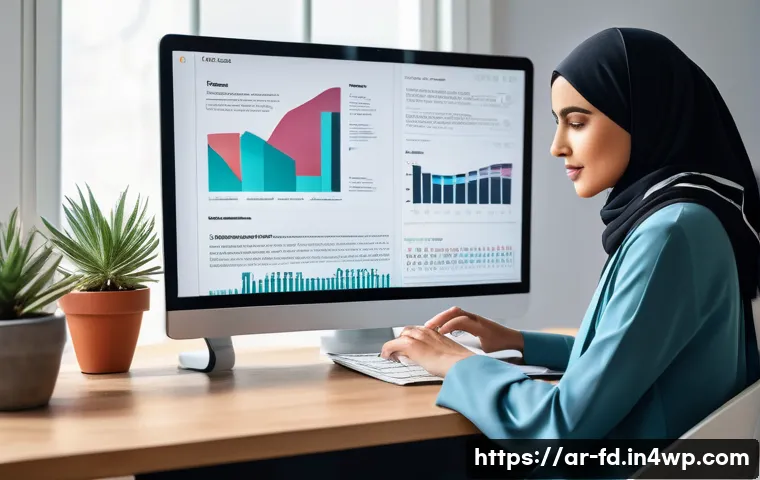 SEO와 경쟁 분석의 중요성 - **Prompt: Empowering Arabic Digital Creator at Work**
    "A vibrant, detailed image of an Arab woma...