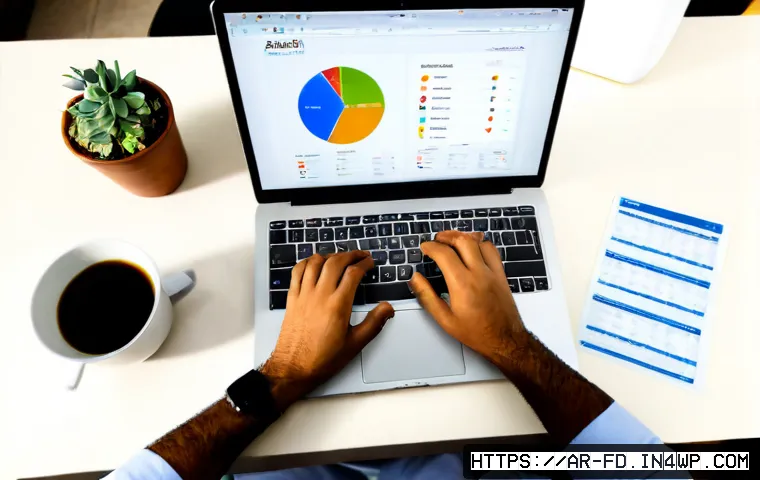 SEO를 위한 사용자 검색 의도 분석 - Photorealistic overhead view of an Arab digital marketing professional at a clean modern desk in a s...